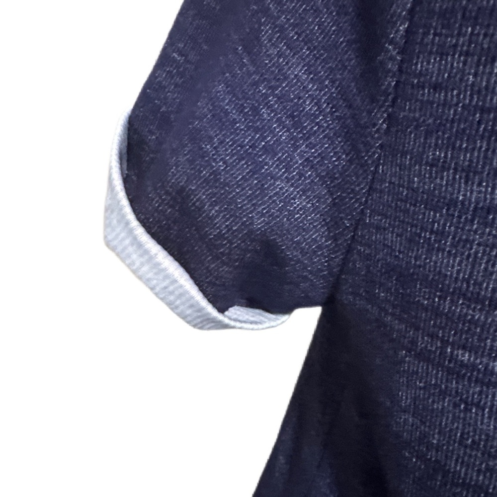 Hazel Navy Blue and White T-Shirt Dress - Picture 6 of 6